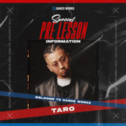 【Newクラス開講記念】TARO / R&B HIPHOP プレ開講決定🎉