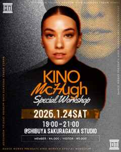 【2026.1.24 sat】KINO McHugh Special Workshop